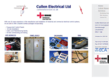 Tablet Screenshot of cullen-electrical.co.uk